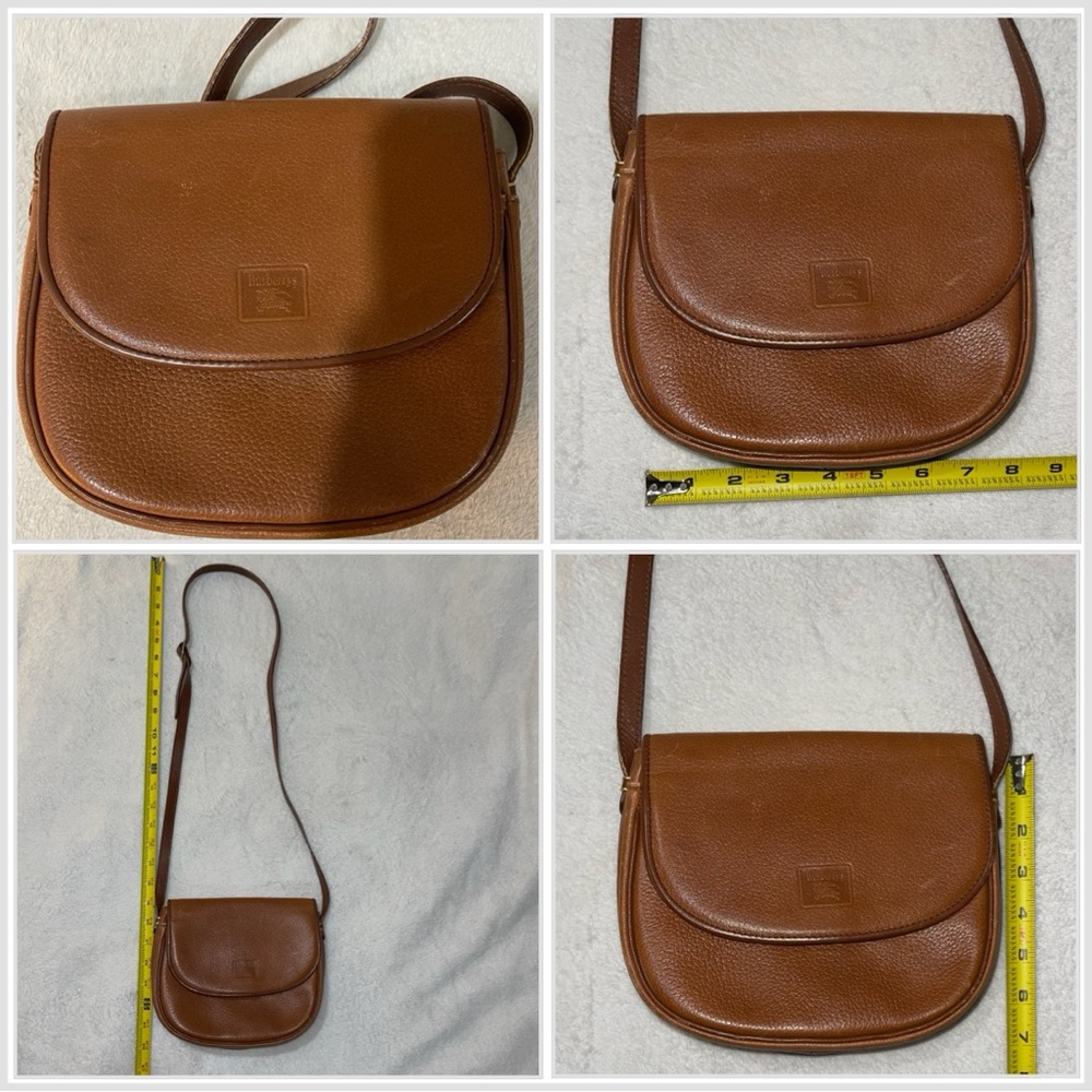Brown Leather Burberrys Crossbody - Picture 7 of 16